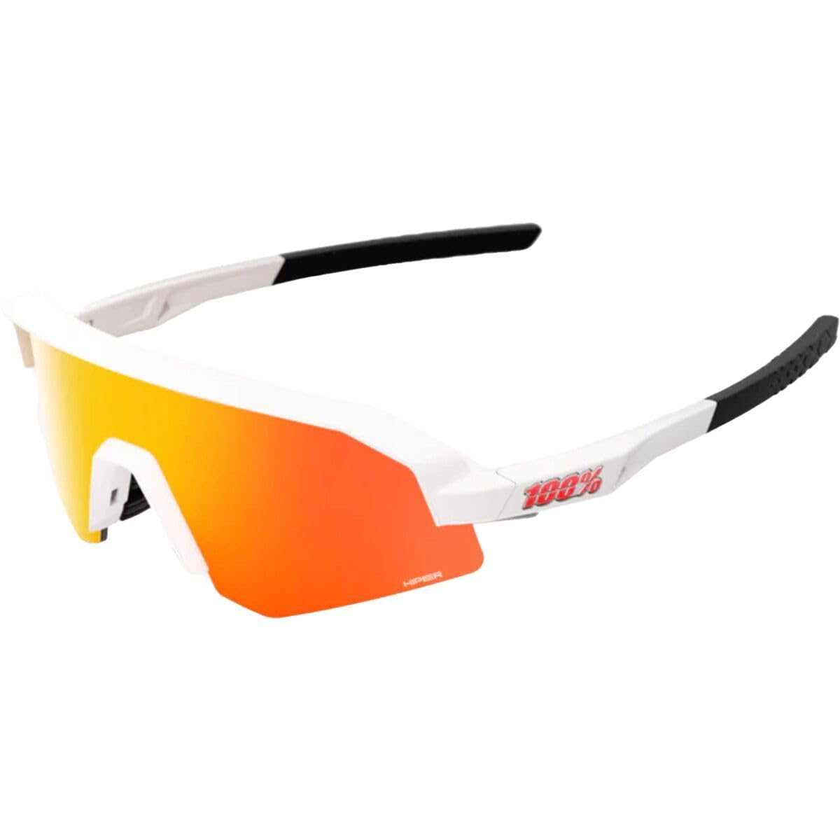 Photo 1 of 100% SLENDALE YOUTH Sunglasses Matte White - HiPER Red Mirror Lens