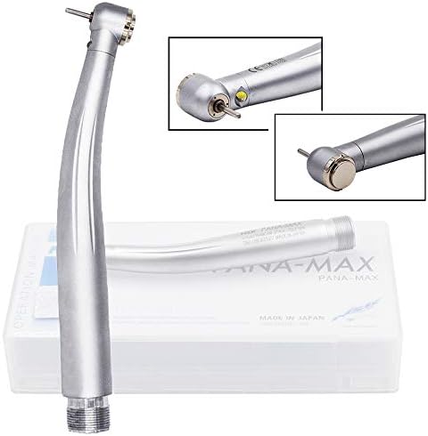 Max Style High Speed Hand Kit with LED Light, Portable Push Button Lab Air Tool 2Holes