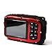PowerLead Gapo G051 2.7 Inch LCD Cameras16 MP Digital Camera Underwater 10m Waterproof Camera+ 8x Zoom(red)