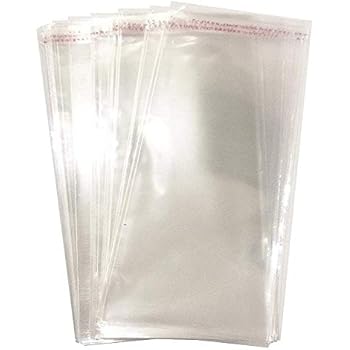 100PCS Clear Self Seal Adhesive Cellophane Resealable OPP Plastic - Foto 4