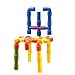 FUNTOK Tube Building Blocks Set Assembling Toys DIY Pipeline Blocks with Wheels 72 pcs Interlocking Set Construction Building Blocks for Kids