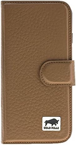 Solo Pelle iPhone 5 / 5S / SE removable leather case "Flex-Wallet" (2in1) incl. Card slots for the original iPhone 5 / 5S /SE in Floater Brown