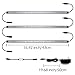 Hard LED Grow Light Strip with Full Spectrum LEDs, 36W IP65 Waterproof Dimmable LED Plant Grow Light Bar for Germination, Growth and Flowering, with 12V/3A Power Supply, Set of 3, All in Kit