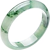 URED Floating Green Jade Bangle Bracelet For Women Narrow Feng Shui Bracelet Good Luck jade Bangle Genuine Healing For Woman Yoga meditation mother gift Birthday good luck