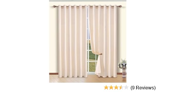Amazon Com 100 Cotton 55 Wx96 L Solid Decorative Ivory Heavy