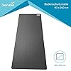 Skandika Bodenschutzmatte für Heimtrainer Rudergeräte und Vibrationsplatten | Made in Germany, Multifunktionsmatte, Sport und Fitness, geruchsneutral, rutschfest, stoßfest, wasserabweisend | 4 Größen