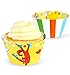 BirthdayExpress Dr Seuss Cat in the Hat Party Supplies - Cupcake Wrappers (12)