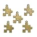Monrocco 100Pcs Big Puzzle Pieces Charms Pendant Jewelry Findings for Jewelry Making Necklace Bracelet DIY, Antique Bronze