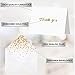 100 Thank You Cards with Envelopes - Thank You Notes, White & Gold Foil - Blank Cards with Envelopes - For Business, Wedding, Graduation, Baby/Bridal Shower, Funeral, Professional Thank You Cards Bulk
