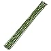 eBoot Floral Stem Wire 18 Gauge Wire 14 Inch, 50 Pack (Green)