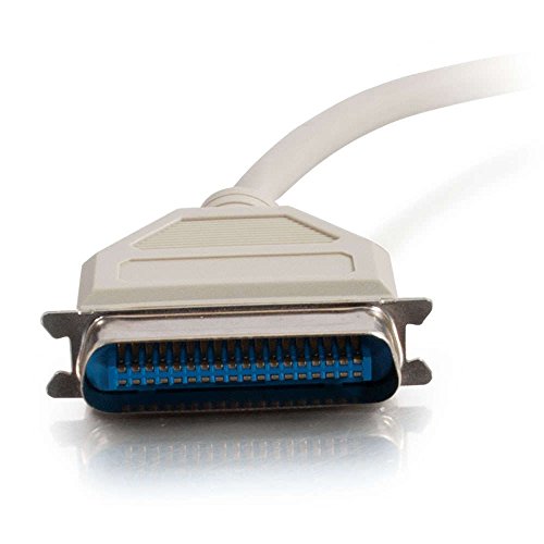 AYA 25Ft (25 Feet) DB25 Male to Centronics 36 Male Parallel Printer Cable