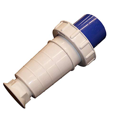 63A 3 Pin Single Phase Plug 220250v Waterproof IP67 Male 2P+E Blue 63