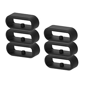 6-Pack Fastener Rings Compatible with Garmin Vivoactive 3/Forerunner 645 245/Venu/Vivomove/Fenix 6S/Fenix 5S Band Keeper…
