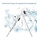 TOPLAY Wireless Sports Bluetooth Headphones, Earphones Stereo with Mic Bass Noise Cancellation Bluetooth V4.1 for Gym Running Workout 8 Hour Battery Noise Canceling Headsets (White)