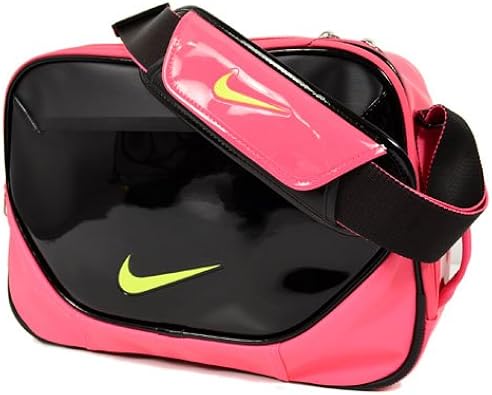Amazon Nike ナイキ エナメル ショルダー バッグ Mサイズ ダイナミックピンク ブラック Nikeenamel M Ba4381 671 Nike ナイキ シューズ バッグ