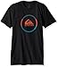 Quiksilver Men's Active Logo, Black, Large