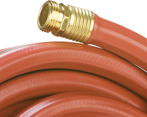 Swan Products Element ELCF34050 Lead-Free, Drinking Water Safe Contractor Farm Hose 50 ft, 3/4" diameter, Red