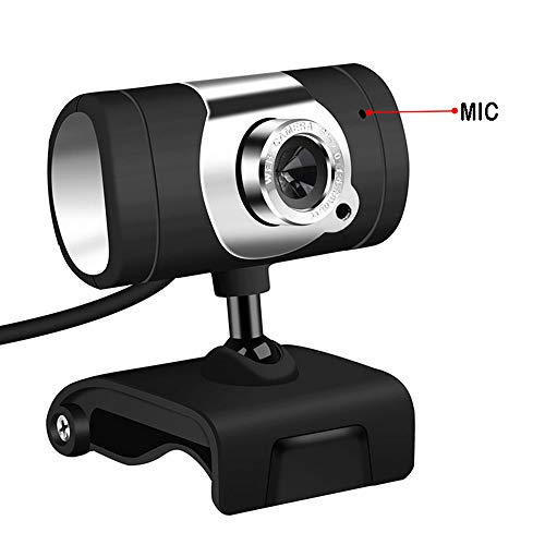 EKUPUZ Full HD Rotatable Webcam Camera Clip On Plug & Play USB Webcam with Built-in Dual Microphone for Computer PC Laptop Desktop for Home and Office