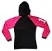 Bravado Juniors Justin Bieber Icon Black & Pink Zip Hoodie Sweatshirt (Medium)