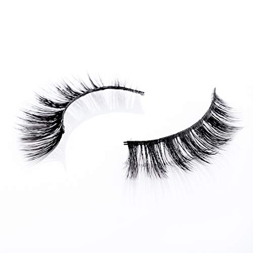 Eyelashes | Makeup - Eye Makeup | 3D Lashes | Faux Mink Lashes | False Eyelashes | Cruelty Free | Silk | 1 pair lashes pack | CJP Beauty Luxury Silk Lashes - Louis