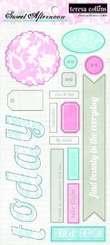 Teresa Collins Designs Sweet Afternoon Chipboard Elements 2