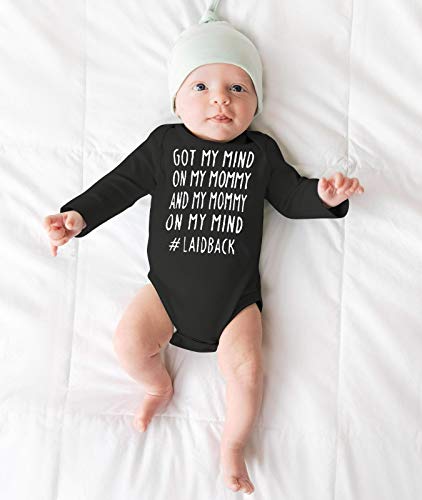 TUONROAD Baby Bodysuit GOT My Mind ON My Mommy Onesies Romper for 0-12Months Girl Boy