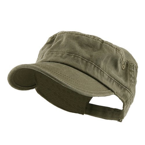 Enzyme regular solid army caps-olive w35s45d (one size)