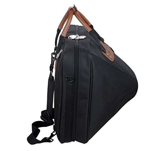 Jinchuan Deluxe French Horn Gig Bag Case Light Weight High Density Foam Padding E-6A Black