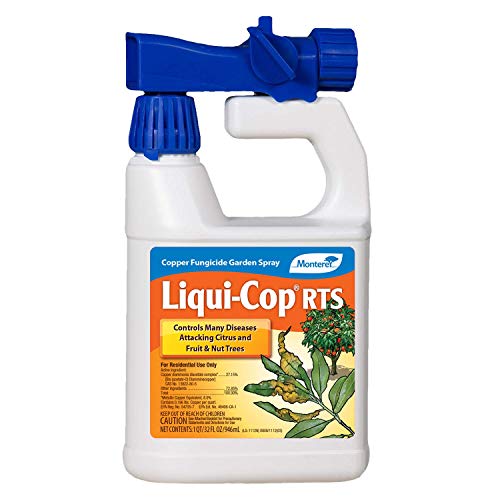 Monterey LG3190 Liqui-Cop Copper Garden Spray Fungicide for Disease Prevention, 32 oz