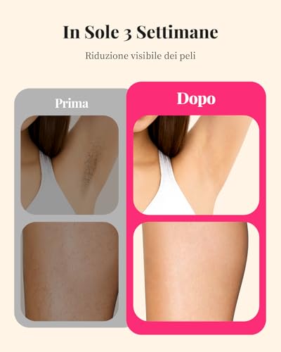 Haarlosy Epilatore Luce Pulsata con Tecnologia IGBT - 3 IN 1 HR/SR/HR+ Epilatore Laser Professionale, 9 Livelli di Energia Regolabile Adatto Depilatore Corpo, Viso, Ascelle, Gambe GLY03