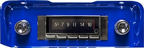 1964-1966 Chevrolet or GMC Pickup Truck 300 watt Custom Autosound USA-740 AM FM Car Stereo/Radio with built-in Bluetooth, AUX Inputs, Color Change LCD Digital Display