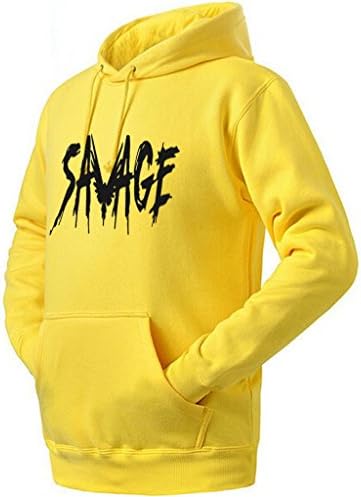 Unisex Savage Funny Logang Hoodie (Yellow Small)