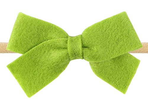 image for Papiarts Nylon Baby Hair Bows, Baby Girl Headbands Set, Assorted 6 Pac