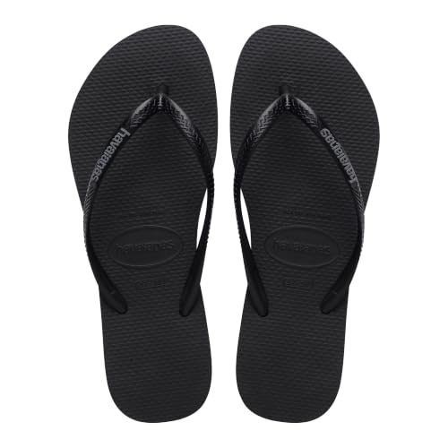 – Slim Logo Pop Up, Chanclas con Logo en Contraste de Color, Silueta Estilizada y Cómoda, Suela Antideslizante, Mujer