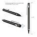MoKo Universal Active Stylus Pen, 1.8mm High-Precision Capactive Digital Pen Compatible with iPad Pro/Mini,iPad,iPhone,Android/Microsoft Tablets and Other Touch Screen Devices - Dark Gray