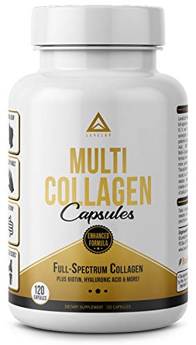 Multi Collagen Capsules: Fortified with Biotin, Hyaluronic Acid, MSM, Glucosamine, Organic Turmeric, Ashwagandha + Absorption Enhancer | Types I, II, III, V & X Multi Collagen Capsules: Fortified with Biotin, Hyaluronic Acid, MSM, Glucosamine, Organic Turmeric, Ashwagandha + Absorption Enhancer | Types I, II, III, V & X