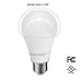 JULLISON A19 LED Light Bulb, 14W, 1500 Lumens, 100W Equivalent, 3000K Warm White, CRI80+, Non-dimmable, E26 Base, UL-Listed(4-Pack)
