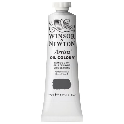 Winsor & Newton Artists' Oil Colour Paint, 37ml Tube, Payne's Gray