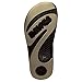 DAWGS Women's Premium 3-Strap Sandal,Black/Tan,10 M US