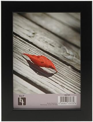 BorderTrends Echo 5x7-Inch Photo Frame, Black