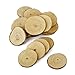 Tinksky 20pcs 5-6CM Wood Slices Log Discs for DIY Crafts Wedding Centerpieces