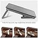 Laptop Lap Desk NNEWVANTE Bed Tray Table Adjustable 100% Bamboo Foldable Laptop Table Breakfast Serving Tray w' Tilting Top Drawer Leg Lock- Chestnut Color