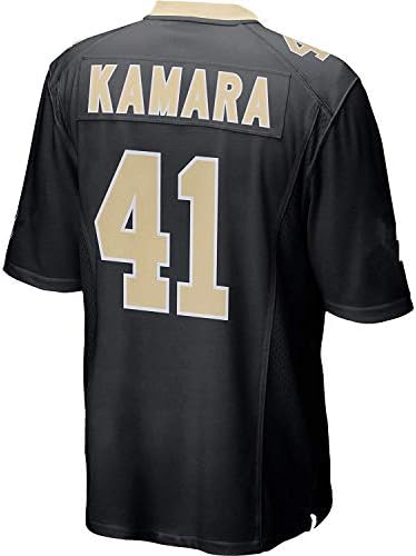 Mpkltan Sports Alvin_#41_Kamara_Black_Game_Jersey