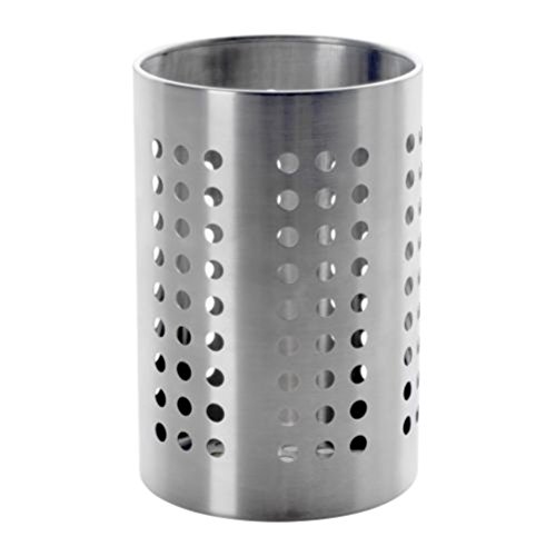 Ikea 301.317.16 30131716 Ordning Utensil Holder, Stainless Steel, 7