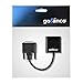 gofanco® Pro-Series DVI-D to VGA Active Converter - with 3 Feet Micro USB Power Cable for Better Compatibility and up to 1920x1200@60Hz Black Male to Female (DVIDVGA)