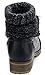 REFRESH WYNNE-01 Womens Combat Style Lace Up Ankle Bootie Black 8.0