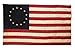 Primitive American 13 Star Betsy Ross Flag 3 ft x 5 ft Nylon Antique Look Flag