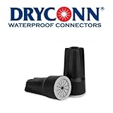 King Innovation 61235 DryConn Outdoor Irrigation Wire Connector 20/Bag, Black/Gray