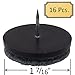Desunia Large 1 7/16inches Dia. Heavy Duty Felt Nail-on Slider Glide Pads for Chairs, Stools, & Tables - Furniture Slides Like Magic -Tile & Hard Wood Floor Protector - Espresso - 16 pcs.