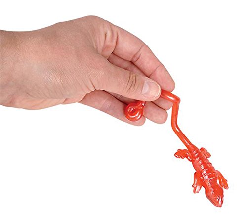 16 Pack - Sticky Hands Lizards, Stretchable Flying Frog, Gooey Toys Bundle